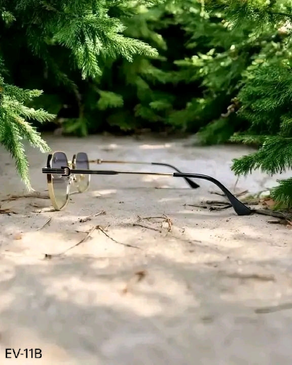 Gold Metal Body Sunglasses