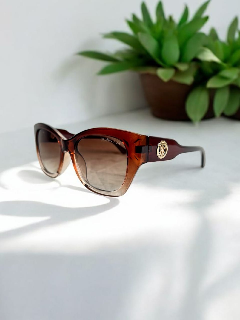 Balenciaga Brown Sunglasses