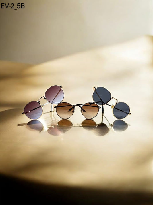 Classic Round Metal Glasses